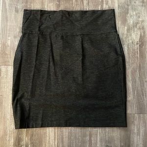 Eileen Fisher Gray Mini Skirt Size M